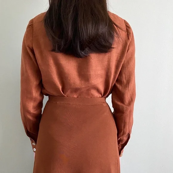 Mango Linen Top - Picture 2 of 7